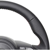 REAL (Real) Steering [Yaris (10 series/210 series)*GR Yaris and Yariskross No] All Leather TYE-LPB-RD