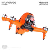 WRAPGRADE for DJI FPV Skin Seal (Neon Orange)