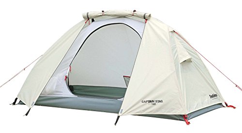 Captain Stag UA-40 Tent Solo Tent for 1 Person Size: 82.7 x 55.4 x 43.3 inches (210 x 140 x 110 cm), Packing15.4 x 7.1 x 7.1 inches (39 x 18 cm) UV and PU Treatment, Trekker