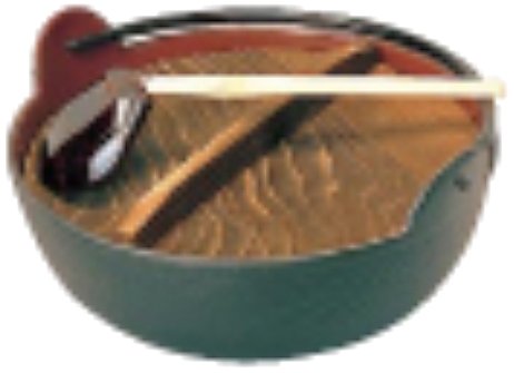 Five tetsunoshin Countryside pot (Iron InnerBrown Hollow Finish) with 27 cm () qin06027