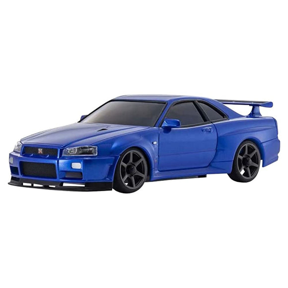 Kyosho ASC MA-020S Nissan Skyline GT-R R34 V.specII Nulu Metallic Blue MZP460MB