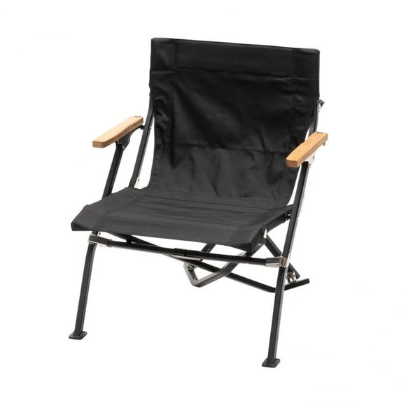 [2022 Snow Peak Festival Spring] Snow Peak Low Chair Short Black FES-193 Camping Chair snow peak