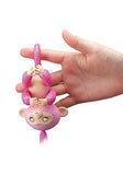 Hugmin, Small Monkey that Fits in your Hand, Good Friend Room Set (Sparkling Rose)