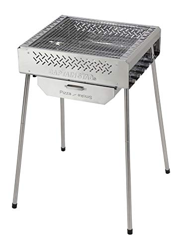Captain Stag (CAPTAIN STAG) Barbecue Conro grille BBD Pizza Oven Smoke 7 Roles 7WAY Multi Fire Grill Stainless Steel Storage Bag with Bag UG-69 UG-2036