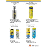Captain Stag UY-8044 Minions Water Bottle, Stainless Steel Bottle, Direct Drinking, Double Stainless Steel, Vacuum Insulated, Heat Retention, Cold Retention, Lightweight, One-Touch, Personal Bottle, 16.9 fl oz (500 ml), Mini On/Banana Art