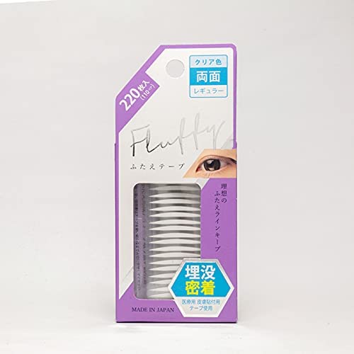 BN FFW-04 Fluffy Futae Tape Double Sided Clear Regular