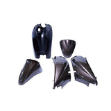Bike Parts Center AF67 3106 Today Fi Genuine Exterior Set, 5-Piece Set, Black, Painted, Cowl, Honda Today Fi
