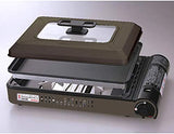 Iwatuni Cassette Gas Hot Plate Baked Toma Brown CB-GHP-A-BR