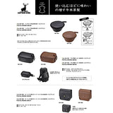 Captain Stag (CAPTAIN STAG) Single Burner Case Auric Small Gas Burner Genuine Leather Case Brown UM-1586