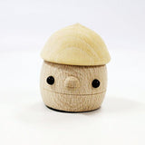 Wooden Toy Acorn Set (Clear Acorn x 1, Acorn Mushroom x 1, Blue x 1) Wooden Toy Made in Japan