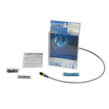 Swage LINE ZX-7R/RR (RR 96-02) Clutch Hose Kit, Aluminum (Gold/Black) Clear Hose