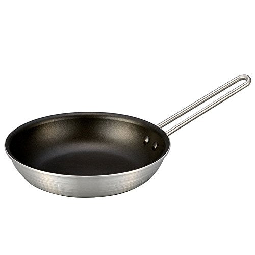 Alcube frying pan 18cm for gas fire only Lightweight outdoor Demipro kitchen Fluororesin processing