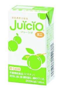 juicio Mini (zyu-siomini) Blue Rough Taste 125ml X 12 Pack (with Straw)