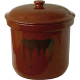 Living Room Pickle Container with Lid, No. 5 (9L), Round, Brown