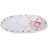 Daiwa (Two Japanese) melamine Kids Dinnerware "My Melody" Lunch Plates (Large) MC – 31