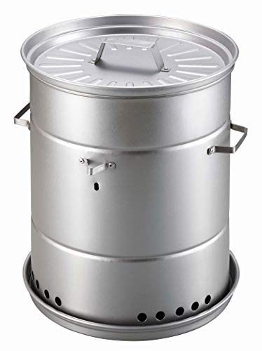 CAPTAIN STAG UG-1058 Smoker, Smoker, Beer Can Chicken, Smoker, Outer Diameter 10.2 x Height 12.4 inches (260 x 315 mm)