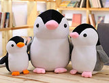 COSMOSK Penguin Plush Cute Big Small Extra Large (GreyPink, Small)