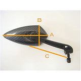 KN Planning KOSO Signus X PCX Majesty S Blade Mirror Blade Mirror Back Mirror Blue Lens