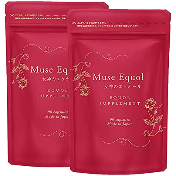 Muse equol (90 tablets x 2 bags (about 6 months supply))