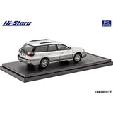 Hi Story 1/43 Subaru LEGACY Lancaster 6 (2001) Premium Silver Metallic/Quartz Grey Opal Finished Product