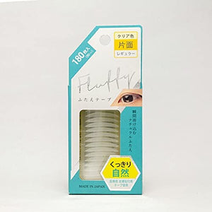 BN Fluffy Futae Tape FFW-02 Single Sided Clear Regular 180 Sheets