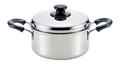 Peace Fraise Made in Japan Three-layer steel two-handed pan 20cm IH gas compatible Styler with lid Luce SR-8913