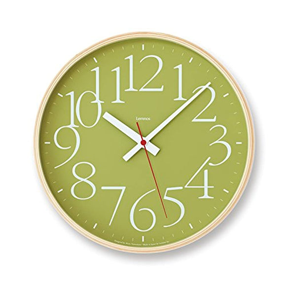 Lemnos takataremunosu Ay Clock Rc Atomic Clock AY14 – 10 Wall Clock Wall Clock Green