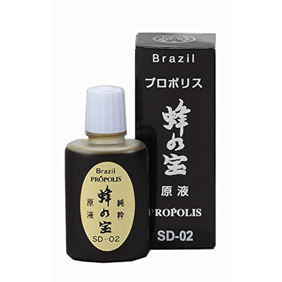 High-concentration undiluted solution of propolis matured at a long-established propolis specialty store and in-house manufacturing facility in Japan SD-02 30ml
