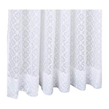 Kawashima Woven Celcon Filmo Lace Curtain 1.5 times more folds 1 piece 200 x 223 cm DC1047S I Ivory