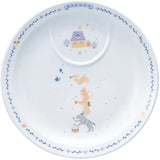 Narumi 7980-1012 Bremen Plate (Blue), 8.8 inches (22 cm), Made in Japan, Microwave Safe