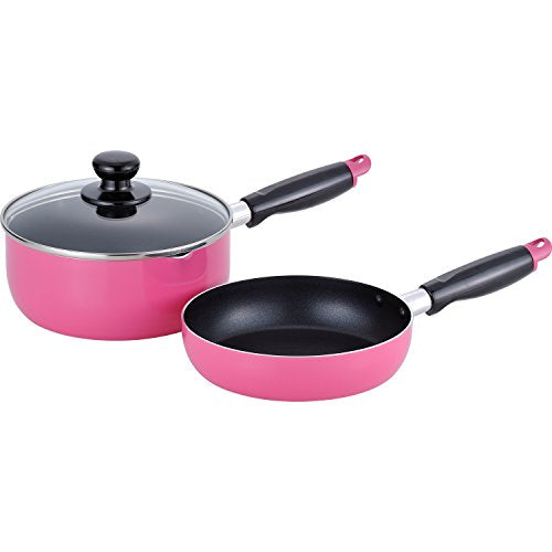 Peace Fraise Yukihira pot frying pan 18cm set Fluororesin processing with lid For gas fire only