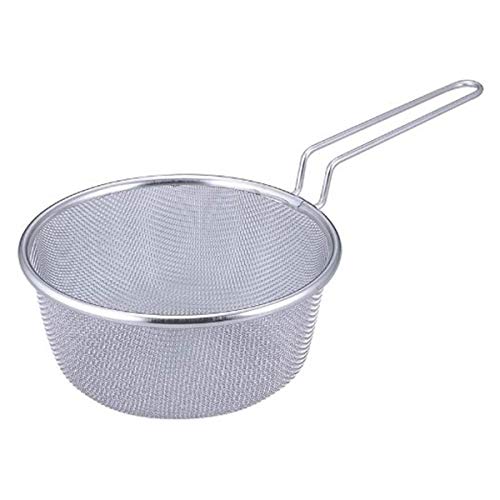 Shimomura Kohan Zaru Pot Boiled Convenient and Goal 18cm Made in Japan Stainless Steel Deep Type with Handle 21568 Tsubame Sanjo