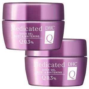 DHC Medicated Q Quick Gel Moist & Whitening Set of 2