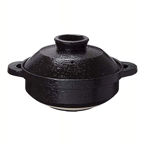 Haseen NNC-21 IH Compatible Healthy Steamer, Black Glaze (Small), Induction Compatible
