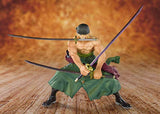 Figuarts Zero One Piece Pirate Hunting Zoro, Approx. 4.3 inches (110 mm), ABS PVC Pre-painted Complete Figure