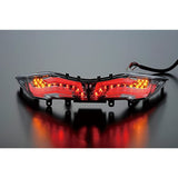 POSH 022090-91 Motorcycle Accessories Light Bar Custom Tail Lamp, Signus X/Signus X, SR, Clear