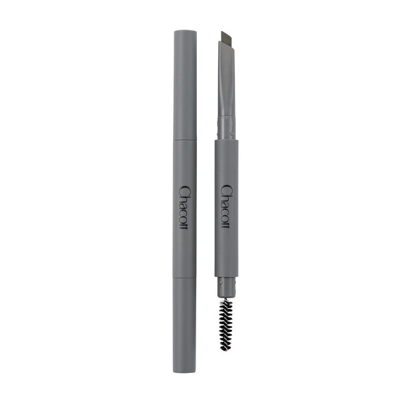 Chacott brush up eyebrow with screw brush waterproof prescription for women's and men's genderless cosmetics color: 242 gray brown