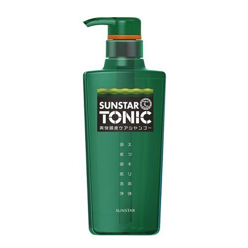 Sunstar Tonic Shampoo Refreshing Scalp Care 480mL Non-Silicon Formula [Citrus Herb Fragrance]
