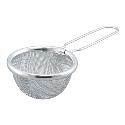 Shimomura Planning 38172 Flour Sifter Sieve Made in Japan Stainless Steel 2.6 x 6.0 inches (6.5 x 15.3 cm) Mama Cook Tsubamanjo.