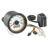 KITACO 752-0810010 Electric Speedometer (2.4 mm) Universal (for 12 v Cars) Stepper Motor