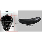 HEAVEN'S Standard Form Solo Seat Flat Tack Roll Black E-BK-C