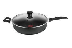 Tefal Easy Care 30cm with Jumbo Sotape Pan Glass Lid