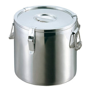 EBM stainless steel double insulation food cans 33 cm