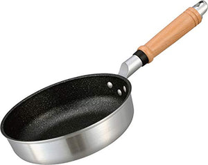 Hokuriku Aluminum Frying Pan 20cm For gas fire only Lightweight Wide Meister Premium Teflon processing Made in Japan