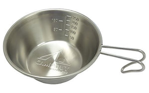 CAPTAIN STAG UH-17 BBQ Measuring Cup, Campout, Stainless Steel, Shella Cup, 10.8 fl oz (320 ml)