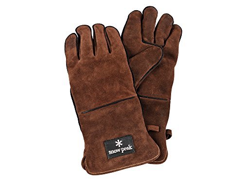 Snow Peak UG-023BR Fireside Gloves, Brown