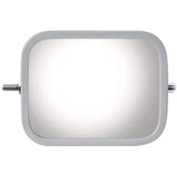 Shinsei Bussan Road View Miller (square plane) round bar type [Plating/gray 180 × 140] FB-18C-G