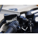 Baby Face 009-LC132SV Helmet Lock, Mirror Holder Type, M10, Mounting Pitch, 1.3 Inches (32 mm), StreetTripe