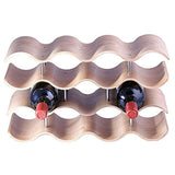 Natura Style Wooden Wine Rack Stylish Display Interior (for 14 Bottles)