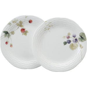 Narumi 96011-23066P Lucy Garden Plate Pair Set, 7.9 inches (20 cm)